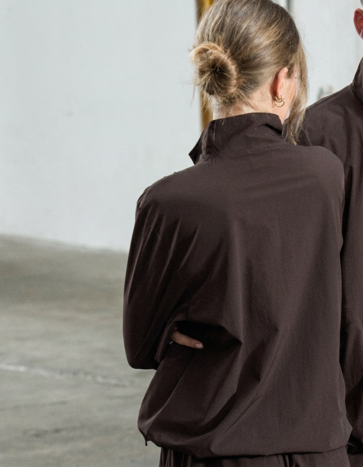 Tech 01 full zip | Unisex | Dark brown