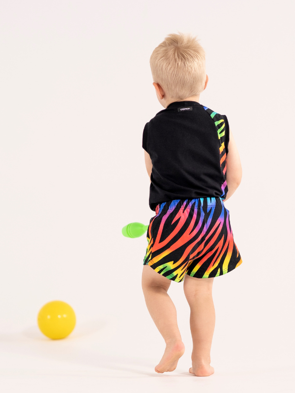 Shorts | NS-157 Regnbågsfärgad tiger