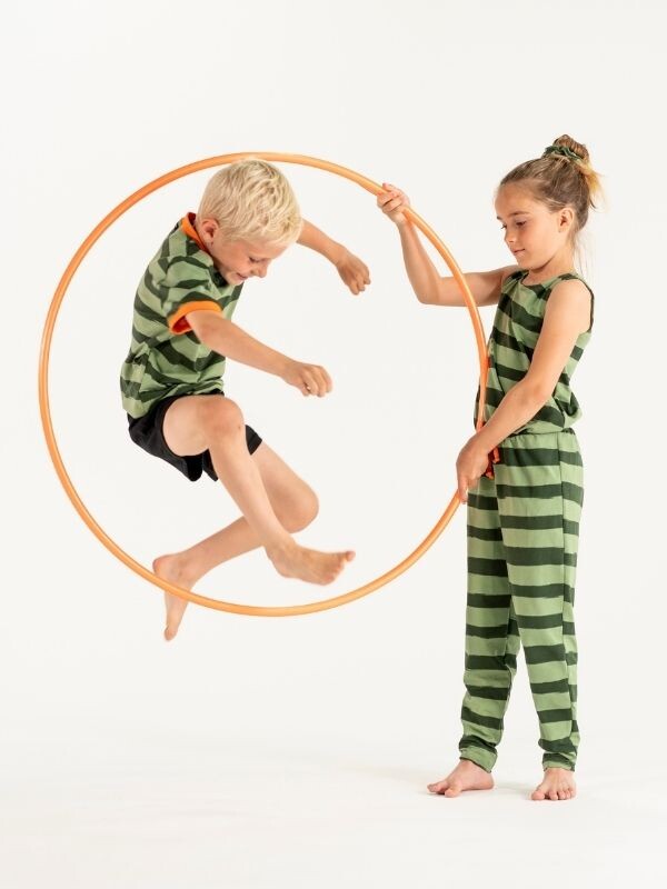 Byxdrägt NS-159 Green Stripes