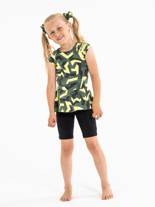 Peplon catsuit | NS-160 | Oultet Yellow Army