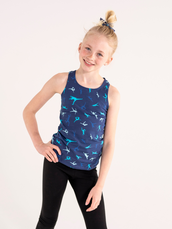 Top | NS-162 Blue gymnast