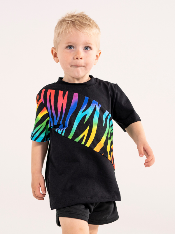 T-shirt no. NS-178 Rainbow tiger