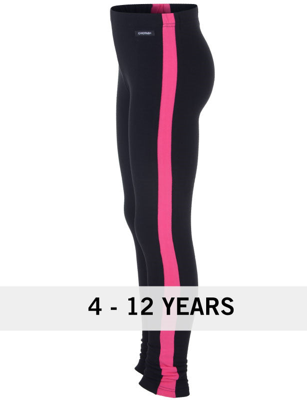 Leggings | NS-146 Black/Dark Rose